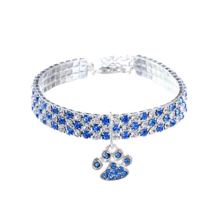 New Diamond Dog & Cat Elastic Necklace