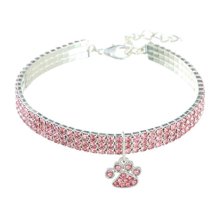 New Diamond Dog & Cat Elastic Necklace