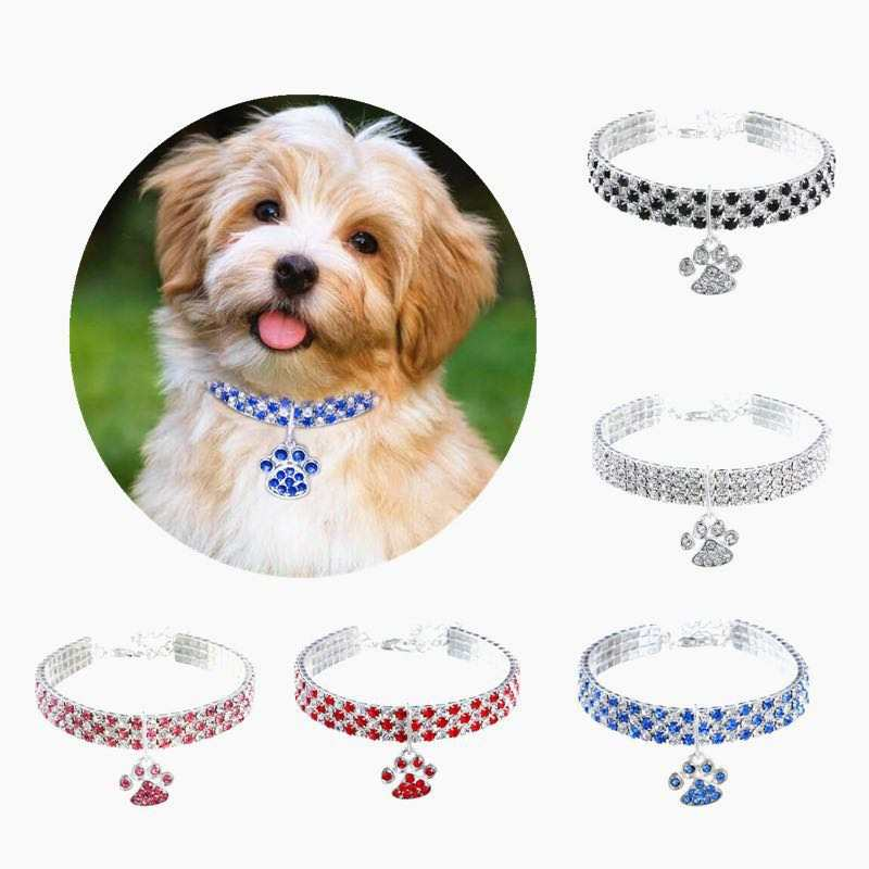 New Diamond Dog & Cat Elastic Necklace