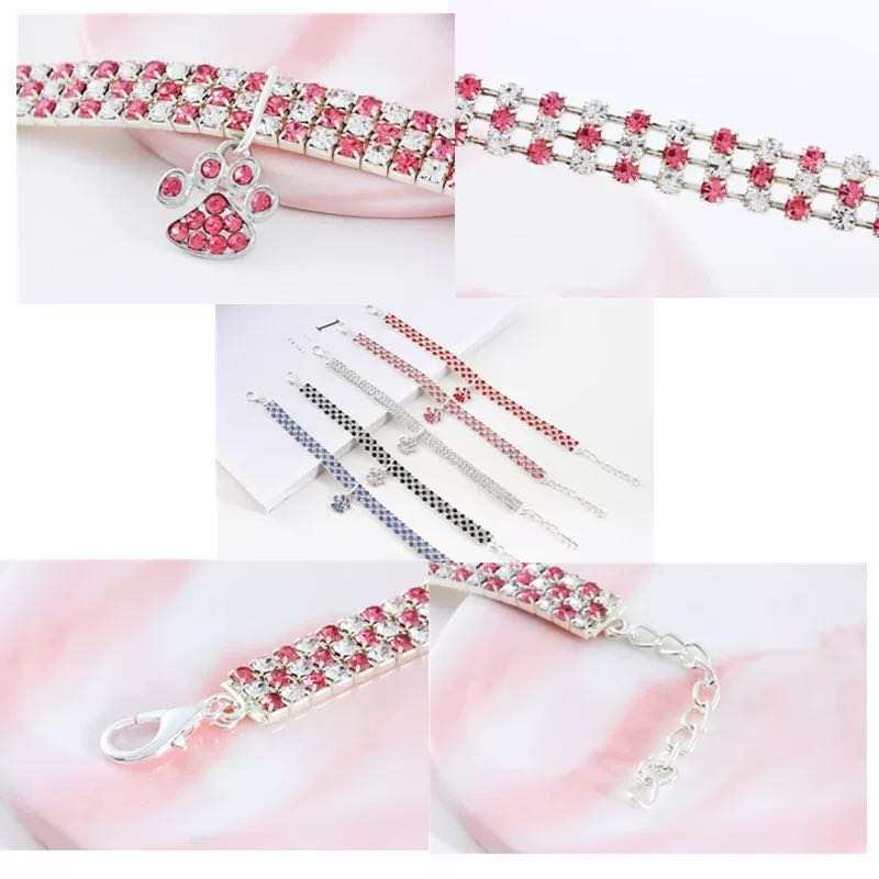 Luxury Rhinestone Pet Necklace for Dogs & Cats