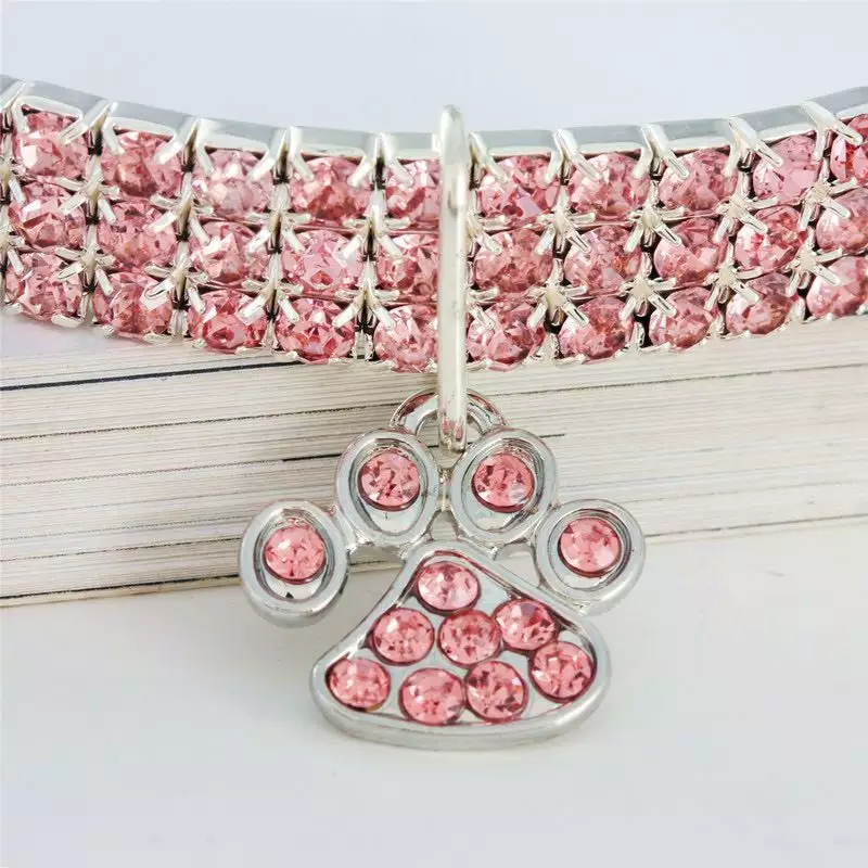 Luxury Rhinestone Pet Necklace for Dogs & Cats