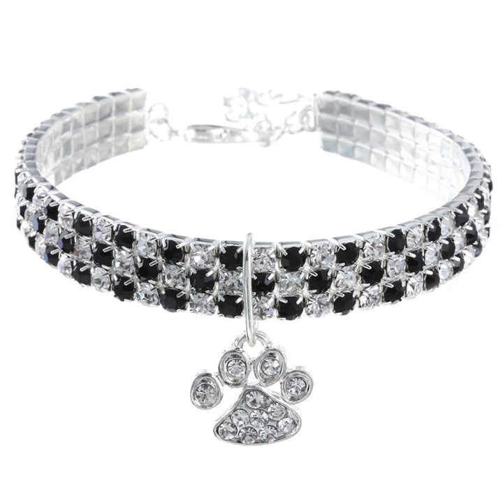 New Diamond Dog & Cat Elastic Necklace